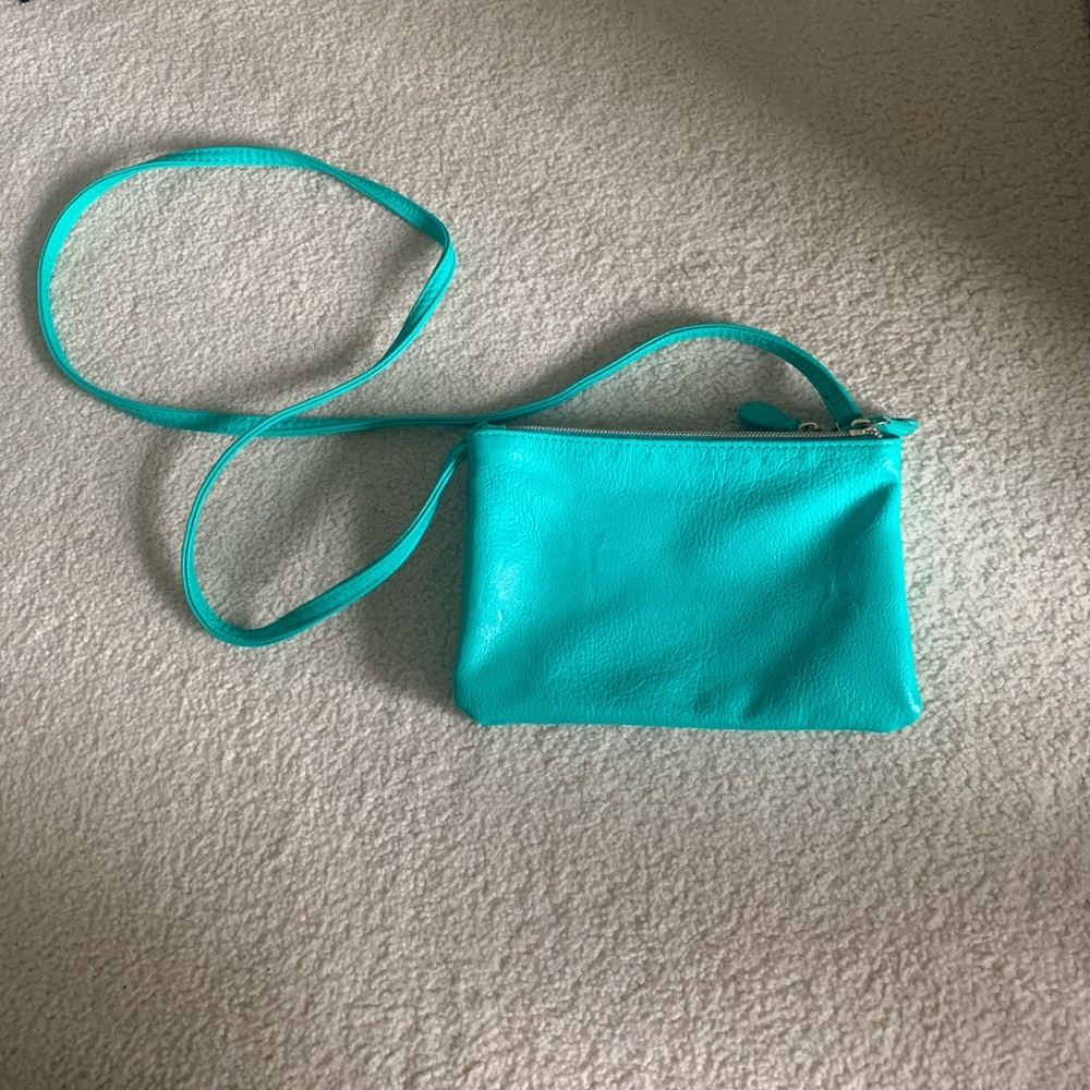 Crossbody 3 zipper pocket purse